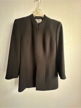 Kasper Black Suit Set Size 8